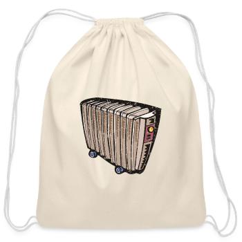 Heater | Radiator - Cotton Drawstring Bag - natural - Front
