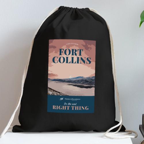FORT COLLINS 01 - Cotton Drawstring Bag