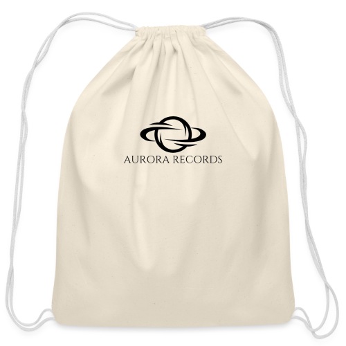 Aurora Records Logo - Cotton Drawstring Bag