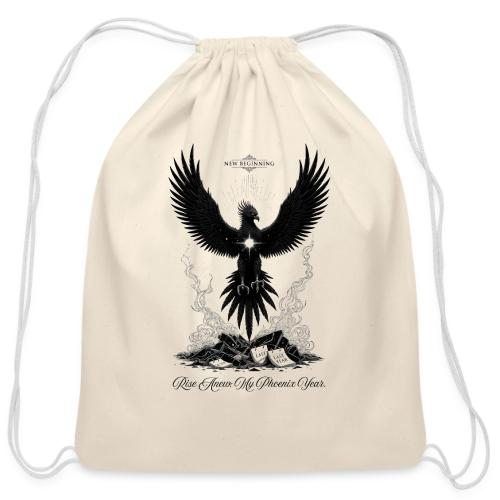 The Phoenix of Renewal T-Shirt - Cotton Drawstring Bag