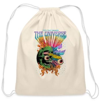 Eyes That mirror Theuniverse PNG - Cotton Drawstring Bag - natural - Front