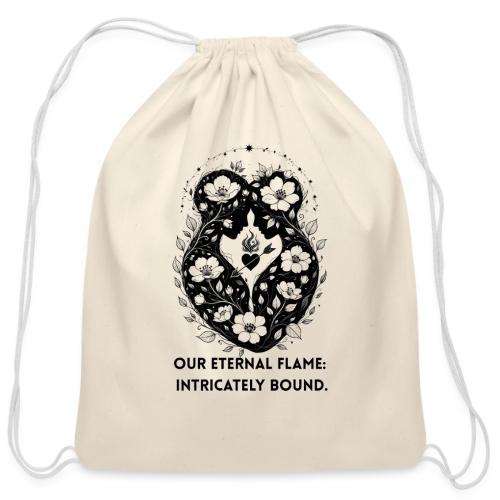 Eternal Flame of Embrace T-Shirt - Cotton Drawstring Bag