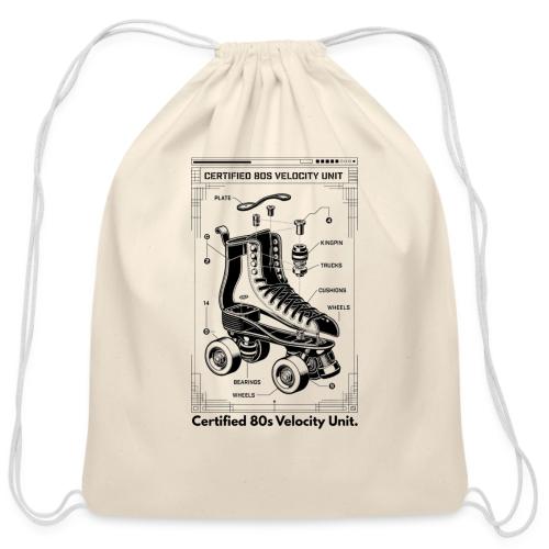Retro Roller Skate T-Shirt - Cotton Drawstring Bag