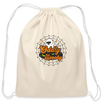Oddly Spooky - Odd University - Cotton Drawstring Bag - natural - Front