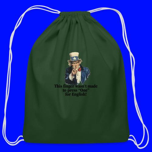 Uncle Sam - Finger - Cotton Drawstring Bag
