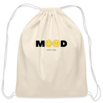 My Mood Design - Cotton Drawstring Bag - natural - Front