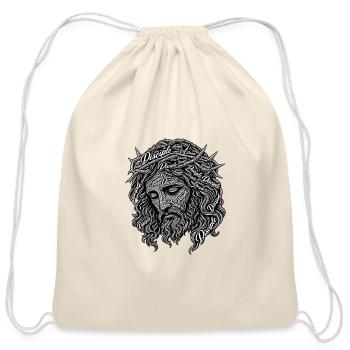Christ Disciples  - Cotton Drawstring Bag - natural - Front