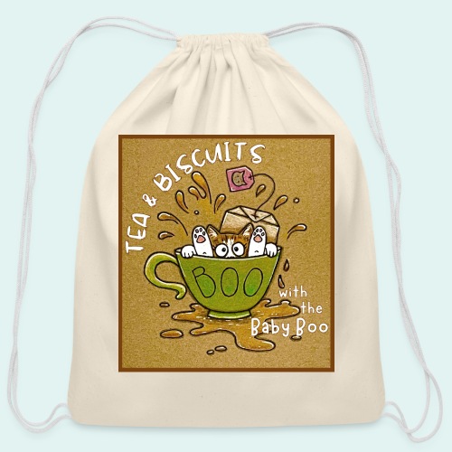 Tea and Biscuits - Cotton Drawstring Bag