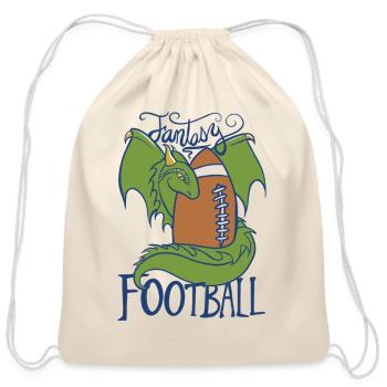 Fantasy Football - Cotton Drawstring Bag - natural - Front