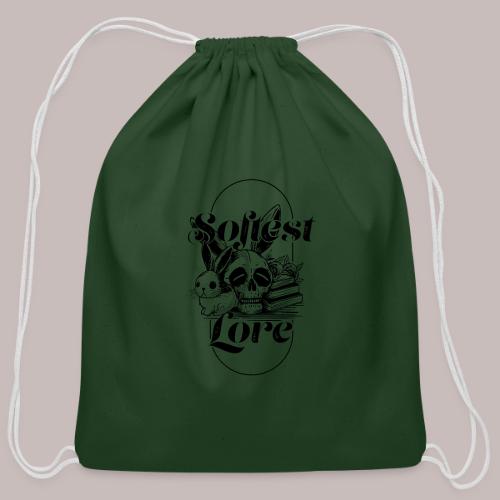 Softest Lore B&W - Cotton Drawstring Bag