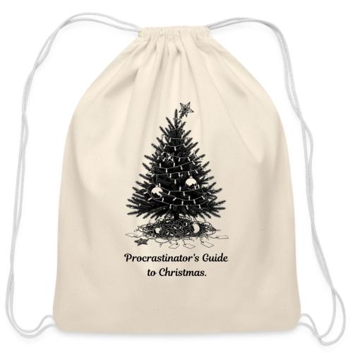 Procrastinator's Guide Christmas T-Shirt - Cotton Drawstring Bag