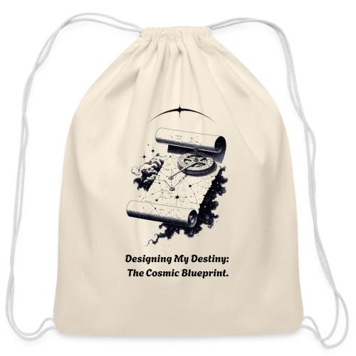 Cosmic Blueprint T-Shirt - Cotton Drawstring Bag