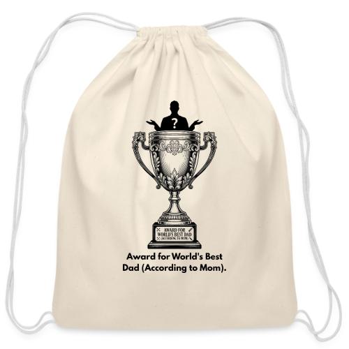 Sarcastic Dad T-Shirt - Cotton Drawstring Bag