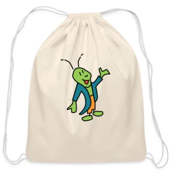 heusch 4 - Cotton Drawstring Bag - natural - Front