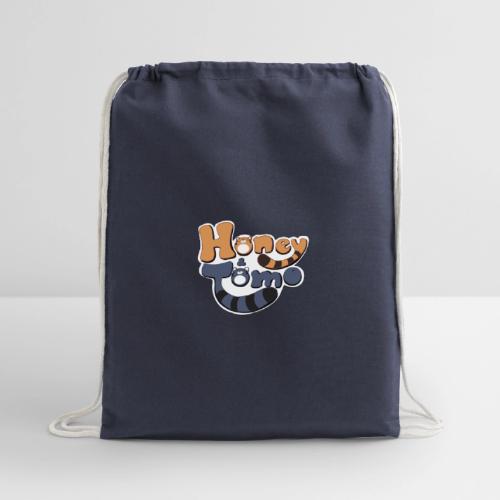 Honey and Tomo Logo - Cotton Drawstring Bag