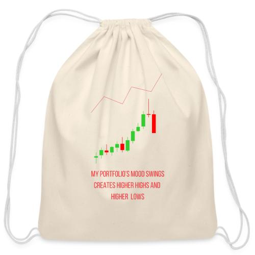Technical Analysis Trading T-Shirt| Sarcastic - Cotton Drawstring Bag