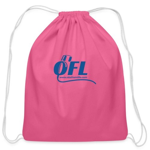 Observations from Life Alternate Logo - Cotton Drawstring Bag
