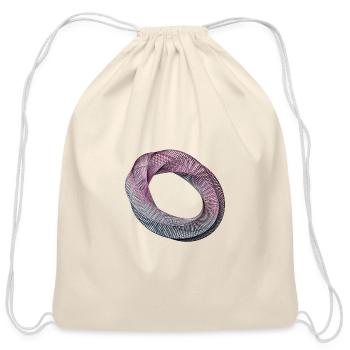 Something Different - Cotton Drawstring Bag - natural - Front