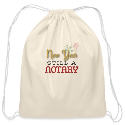 New year New Notary - Cotton Drawstring Bag