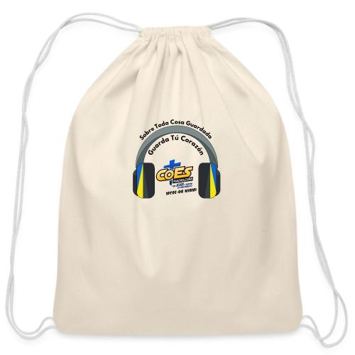 CoEsRadio Sobre Toda Cosa - Cotton Drawstring Bag