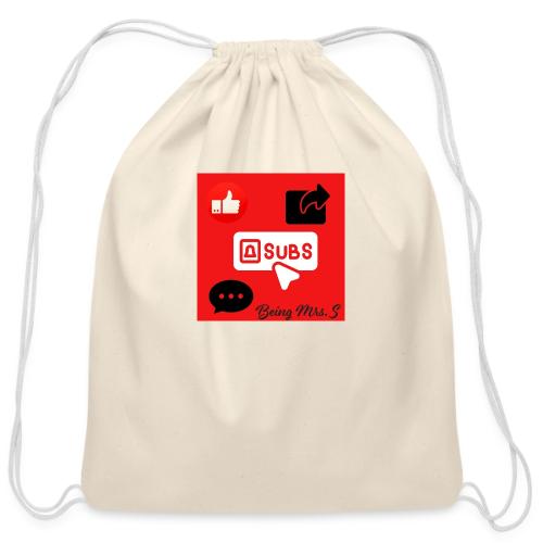 Like Share Subscribe Comment - Cotton Drawstring Bag