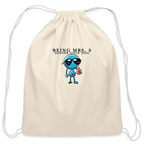 Being Mrs. S_Middle_Denver Since 2020 - Cotton Drawstring Bag