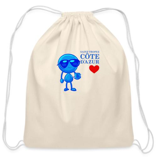 Smoon City_Saint Tropez Côte d'Azur - Cotton Drawstring Bag