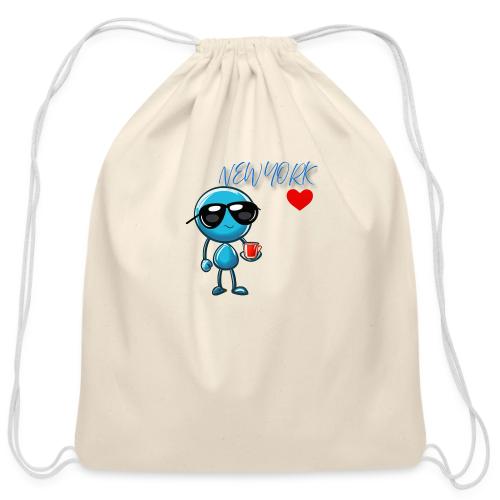 Smoon City_New York - Cotton Drawstring Bag