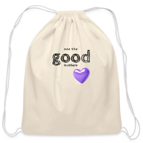 Smoon City_See the Good in Others - Cotton Drawstring Bag