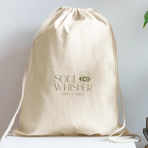 Soul Whisper - Metallic Design - Cotton Drawstring Bag