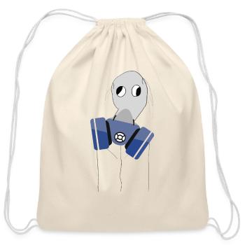 Zombie Zack Radiation Day summer - Cotton Drawstring Bag - natural - Front