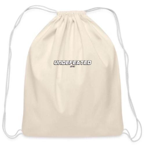 UNDEFEATED (at 1-0) - Cotton Drawstring Bag