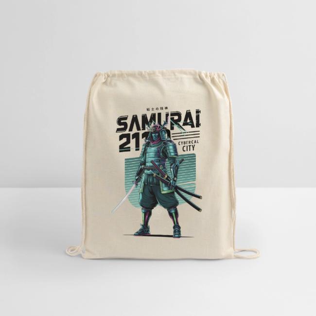 Cyber Samurai 2110: Glowing Katana Warrior