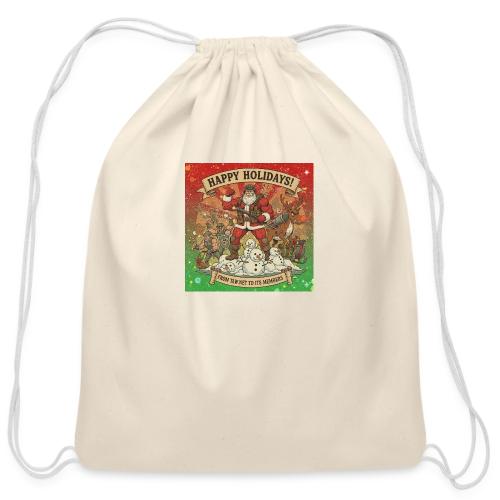 taw santa - Cotton Drawstring Bag
