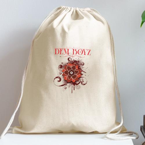Flower Splash Reds - Cotton Drawstring Bag