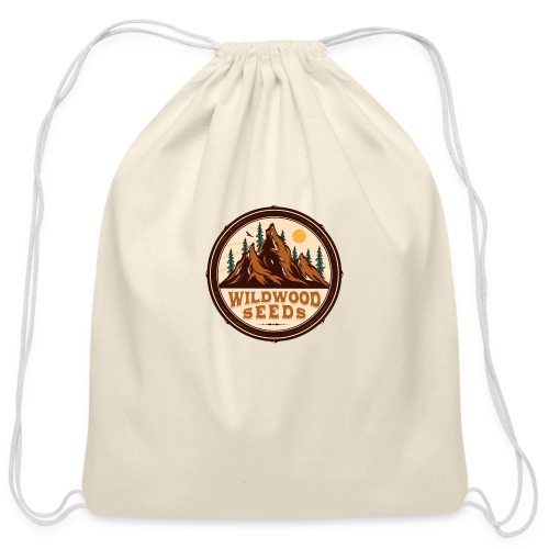 Wildwood Mountan Logo - Cotton Drawstring Bag
