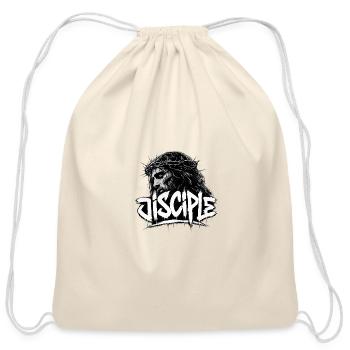 Disciples  - Cotton Drawstring Bag - natural - Front