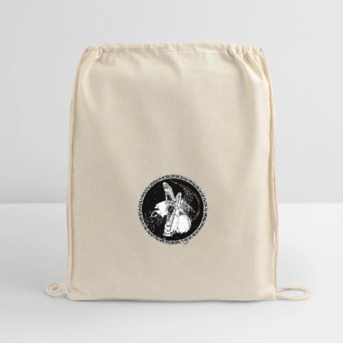 Celestial Harpist - Cotton Drawstring Bag