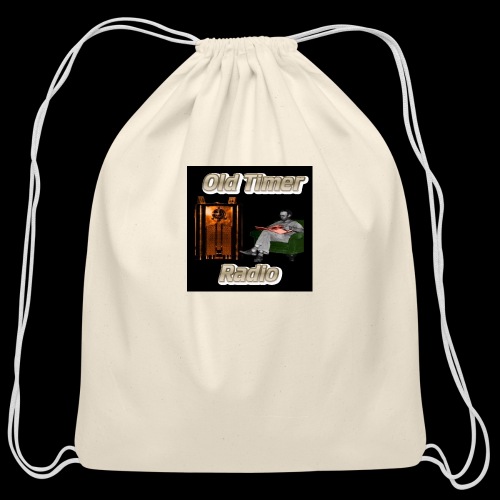 Old Timer Radio Logo - Cotton Drawstring Bag