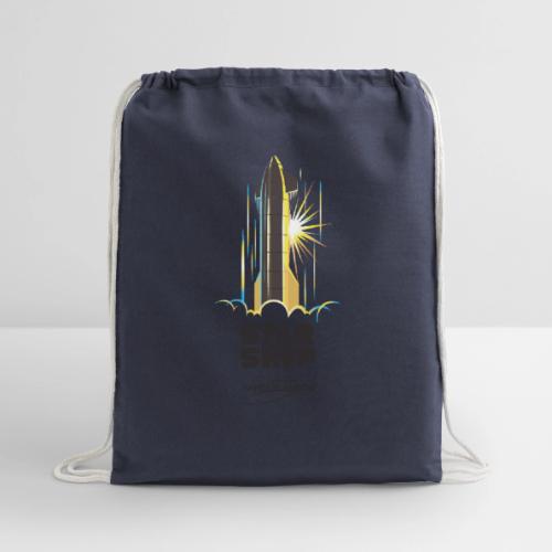Star Ship Earth - Light - With Logo - Cotton Drawstring Bag