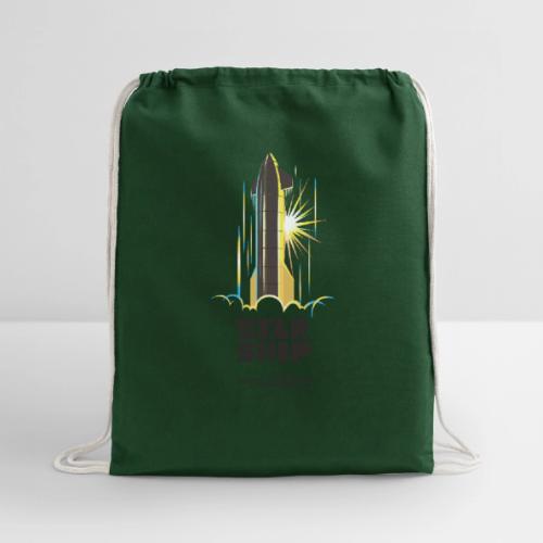Star Ship Earth - Light - With Logo - Cotton Drawstring Bag