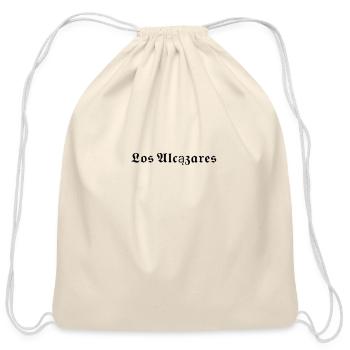 los alcaraz - Cotton Drawstring Bag - natural - Front