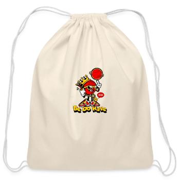 Be Do have a king and see you soon - Cotton Drawstring Bag - natural - Front
