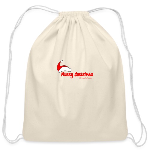 Merry Christmas - Cotton Drawstring Bag