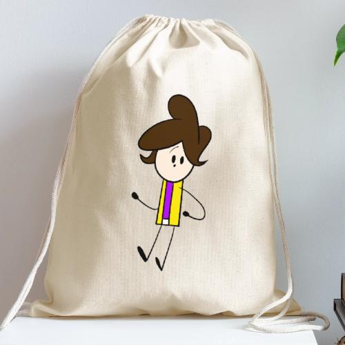 Small Dersy - Cotton Drawstring Bag