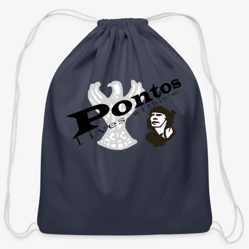 Pontos lives within me. - Cotton Drawstring Bag