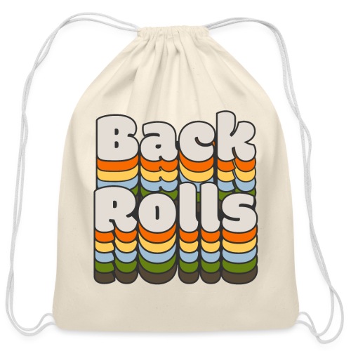 Back Rolls - Cotton Drawstring Bag
