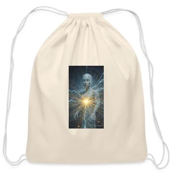 Neural Core Avatar - Cotton Drawstring Bag - natural - Front