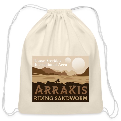 ARRAKIS RIDING SANDWORM - Cotton Drawstring Bag