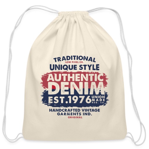 authentic unique vintage style - Cotton Drawstring Bag